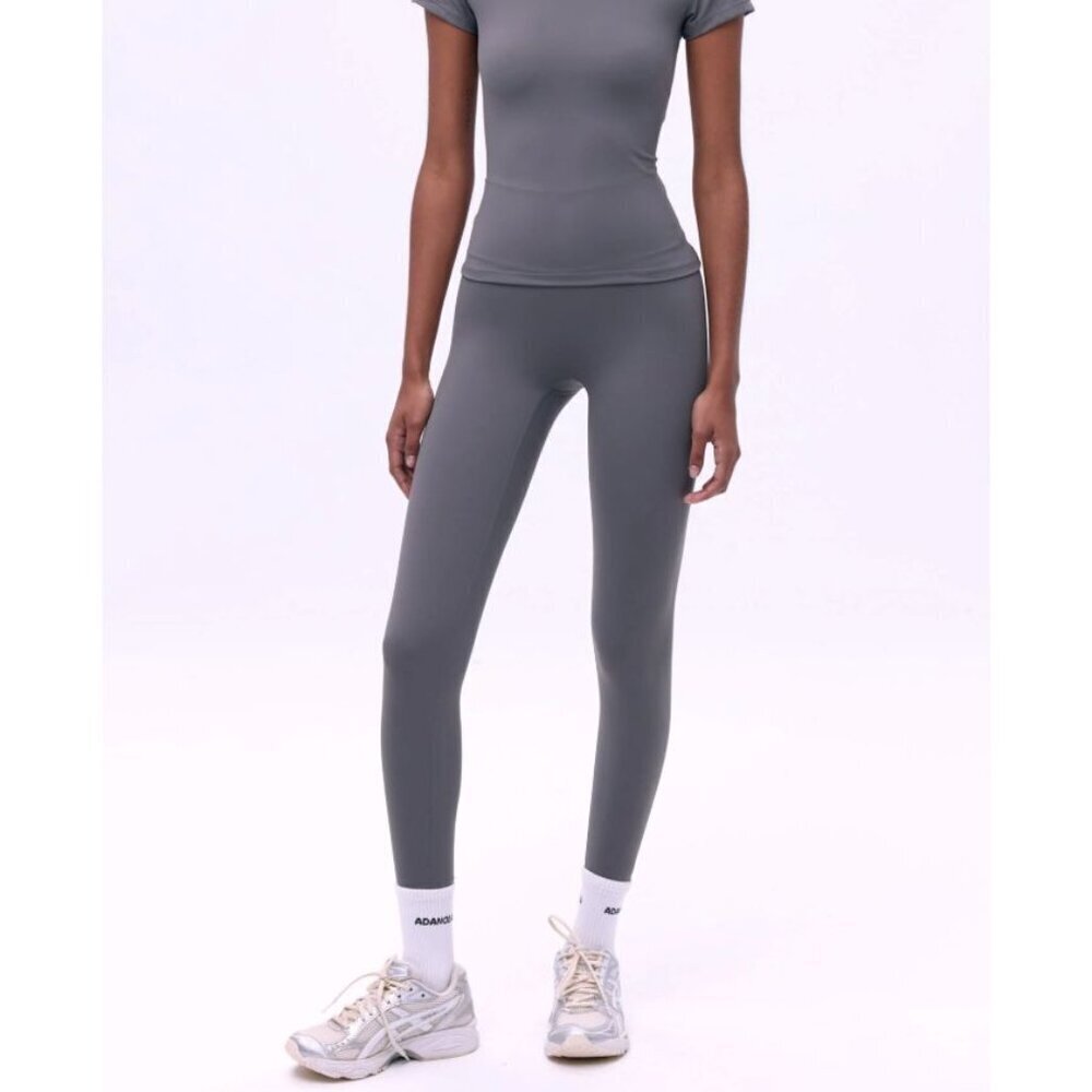 Adanola Ultimate Leggings - Dark Grey No Front Seam Size XL